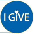 Blue IGIVE badge